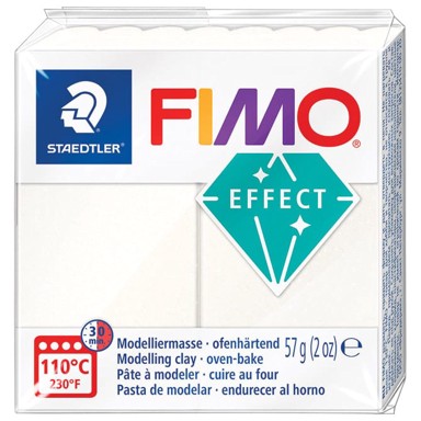 STAEDTLER Fimo Effect Metallic masa za modeliranje 57 g 8010-08 biserno bijela