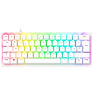 RAZER Mehanička tipkovnica Huntsman V3 Pro Mini White Edition, Analog Switch, RGB, US Layout, USB, bijela