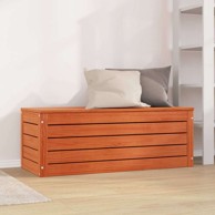 Kutija za spremanje s pohranom, 109x36,5x33cm, vosak smeđa