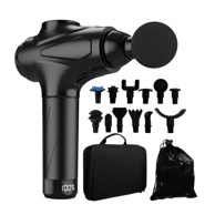 MG Masažni pištolj Body, LCD zaslon, crna