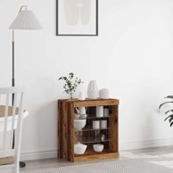 Komoda s led svjetlima, 60.5x37x67 cm, stari drvo