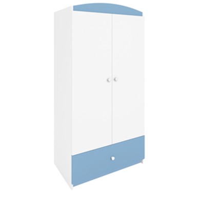 Dječji ormar, plavi, 181×90×52 cm