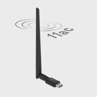DELOCK WLAN USB adapter 3.0 Dualband s antenom, WLAN ac/a/b/g/n, 867+ Mbps, ext