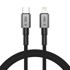 TECH-PROTECT Kabel USB-C Lightning 27W 1m, siva  