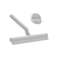 ZONE Kupaonski silikonski brisač Soft Grey Sivi