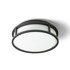 RENDL Stropna lampa, Grande LED 25, opal staklo/crna, 230V, LED, 12W, IP44, 3000K, crna