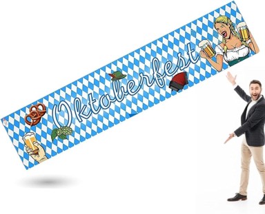 NIKCORP Oktoberfest baner, 40 x 150 cm