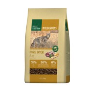 REAL ATURE Suha hrana za mačke Wilderness, pačetina, 2,5 kg