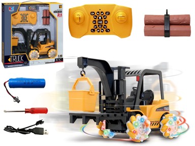 Igračka na daljinsko upravljanje FORKLIFT TRUCK 360 ROTATION