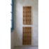 SPINDER DESIGN Ploča za vješanje garderobe od punog hrasta u prirodnoj boji 46x100x8 cm Parco 