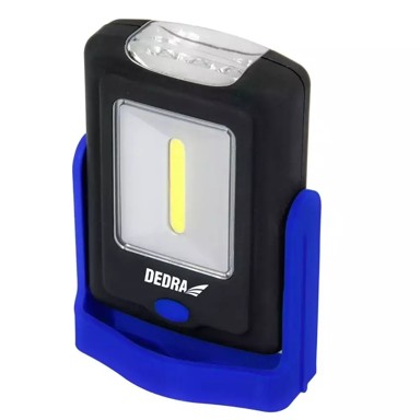 COB LED Svjetiljka, 1 W, 3 LED, s postoljem, s baterijom