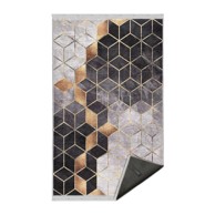 MILA HOME Tepih u sivo-zlatnoj boji 120x180 cm