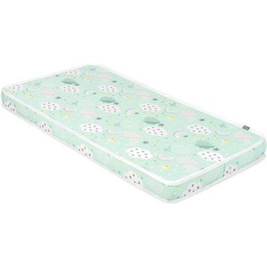 KIKKA BOO Madrac Fantasia Clouds, 140 x 70 x 9 cm, mint zeleni