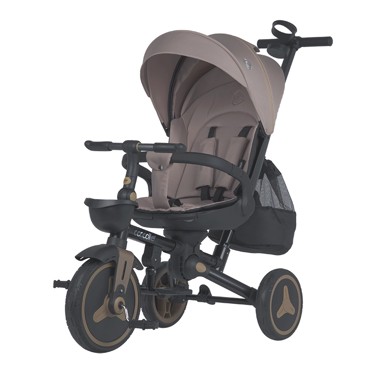 COCCOLLE Tricikl URBIO PLUS, sklopivi, mocha beige
