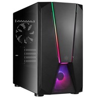 SILVERSTONE Kućište Fara V1M Pro, mid tower, microATX, crno