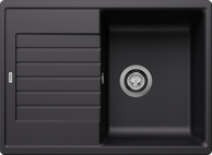 BLANCO Sudoper ZIA 45 S Compact SILGRANIT bez dalj. upr. - CRNA