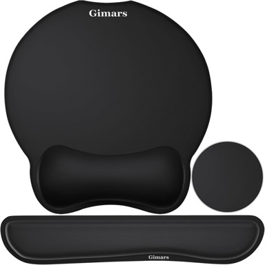 Gimars set od gel podloga za zapešće za tipkovnicu i miš - XL, 3 kom.