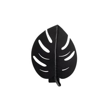 Zidna rasvjeta LEAF, crna