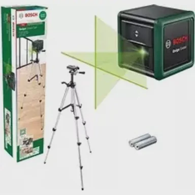 BOSCH Laser QUIGO GREEN SET, s tronošcem 1.1 m, zeleni snop