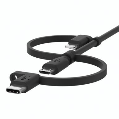 BELKIN Kabel Boost Charge, 1.2m, Lightn./Micro/USB-C - USB-A