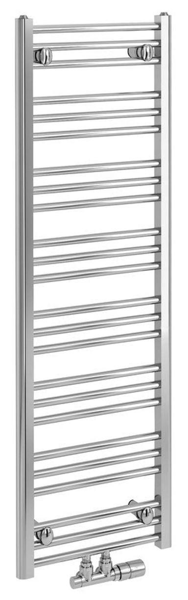 BRUCKNER Radijator ALBRECHT, 400 x 1250 mm, kromirani, središnji priključak