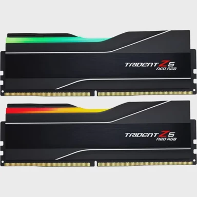 G.SKILL RAM memorija Trident Z5 Neo RGB F5-6000J2636H32GX2-TZ5NR, 64GB (2x32GB), DDR5 6000MHz, CL26, DIMM, crna, RGB