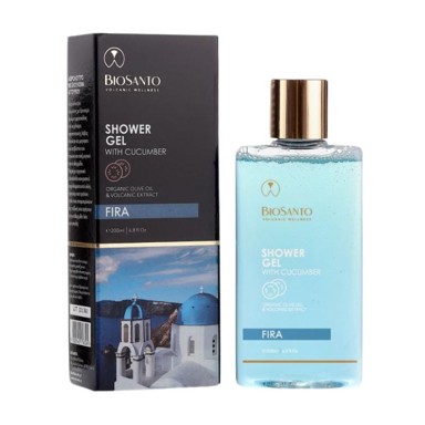 BIOSANTO FIRA Gel za tuširanje krastavac, 200 ml