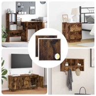 Pokrivke za vijke (2 kom) Ø20 mm, dimljeni hrast