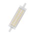 OSRAM LED žarulja Line 118 mm, R7s, 230V, EQ150, 2700K, dimabilna, prozirna