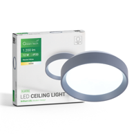 GREEN TECH LED plafonjera Olmera 12 W 4000 K promjer 26 cm plava