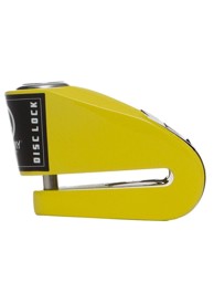 Auvray B-Lock 06 disk brava s alarmom - žuta i crna, promjer igle 6 mm
