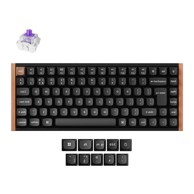 KEYCHRON Tipkovnica mehanička K2 HE, bežična, aluminijska, Gateron Nebula magnetski prekidači, RGB, crna (K2H-F1-UK)