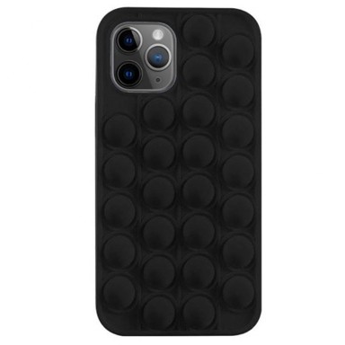 MG Silikonska maskica Pop It, za Samsung Galaxy A72, crna