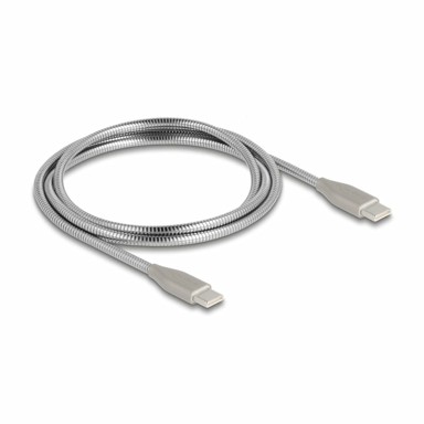 DELOCK USB C-C kabel 1 m, 60W, 20V 3A, metalni omotač