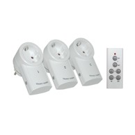 WERTOR Tri utičnice s daljinskim upravljačem BHC9938
