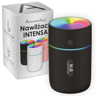 Difuzor za eterična ulja s LED svjetlom, crni