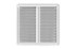 HACO Ventilacijska rešetka 150x150 mm, bijela