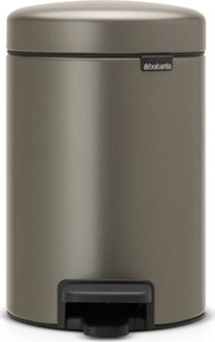 BRABANTIA NewIcon kanta s pedalom, 3 l, platina