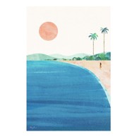 TRAVELPOSTER Plakat 30x40 cm Paradise Beach 