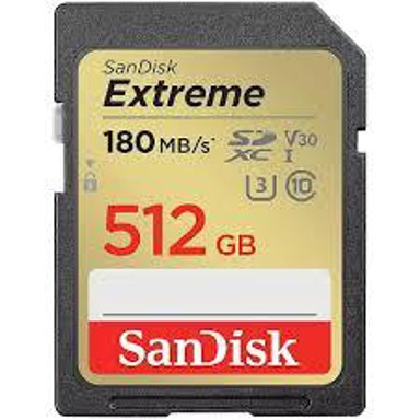 SANDISK Memorijska kartica Extreme, SDXC, 512GB, class 10, V30 UHS-I U3, 180MB/s