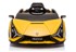 Auto na akumulator Lamborghini Sian, žuti