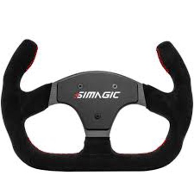 SIMAGIC Volan P-325C, 325mm, Alcantara, izrezani dizajn, kompatibilan s QR70, aluminijska konstrukcija