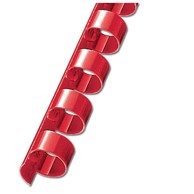 FORNAX Plastična spirala fi-25 mm, pk50, crvena