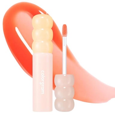 COLORGRAM Sjaj za usne Fruity Glass Gloss 02 Chewy Tangerine 3 g