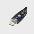 BASEUS Kabel tip C za Apple, Lightning, 8-pin, 20 W, CADH000101, 2 m, crni