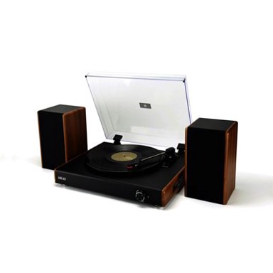 AKAI Gramofon ATT-240SP, USB, BT, FM radio, CD player, zvučnici, drvo