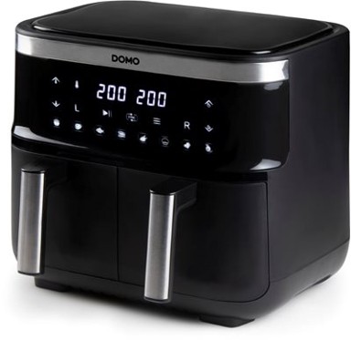 DOMO Friteza na vrući zrak Double Zone DO537FR, dupla, crna
