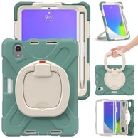 NIKCORP Oklopna maska za iPad Mini 6 sa stalkom držačem za ruku i olovku rotirajuća 360°, zelena