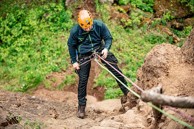 NEO TOOLS Radne hlače s džepovima Denim , XL