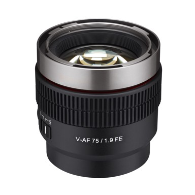 SAMYANG Objektiv V-AF T 75mm, T/1.9, FE, za Sony E-Mount